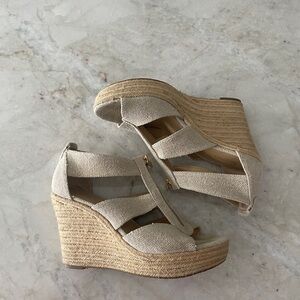 Strappy Wedge Shoes